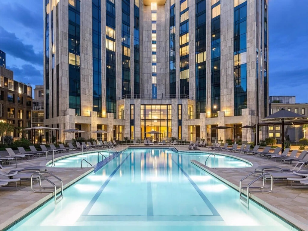 View of 99 Hudson Residences in Jersey City - Waterfront Condominiums