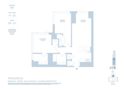 99 Hudson Jersey City Floor Plan
