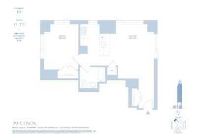 99 Hudson Jersey City Floor Plan