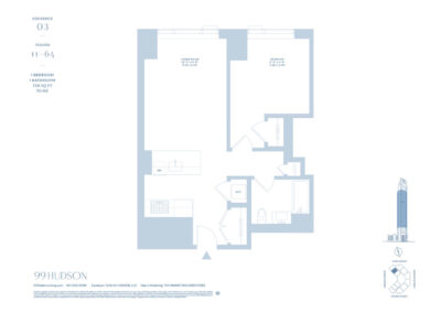 99 Hudson Jersey City Floor Plan