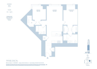99 Hudson Jersey City Floor Plan
