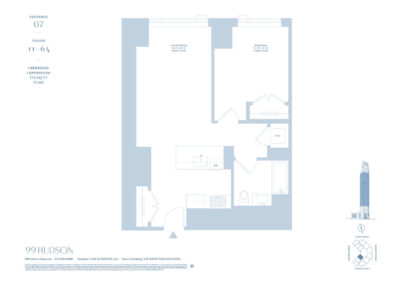 99 Hudson Jersey City Floor Plan